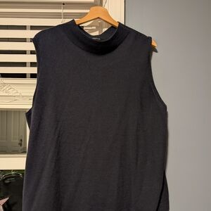 Lafayette 148 New York Women's Navy Cashmere Sweater